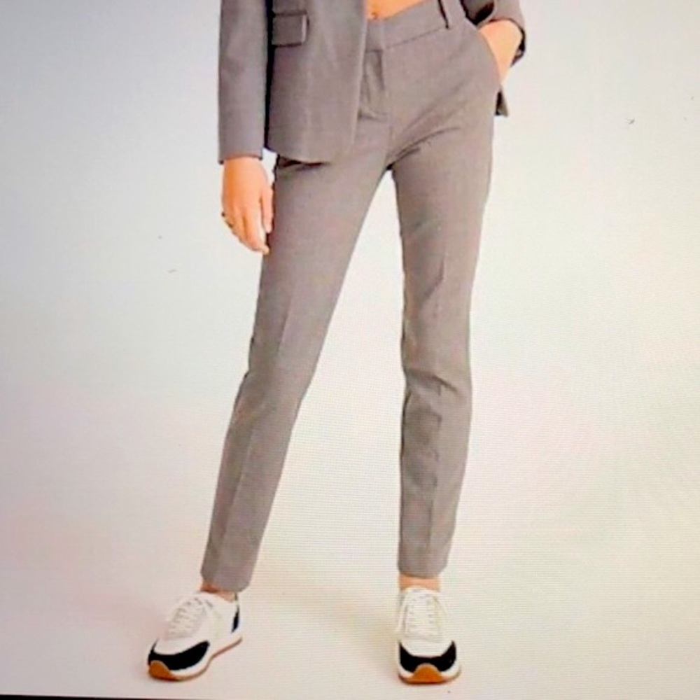 NWT J. Crew Cameron Grey Pants Size 10